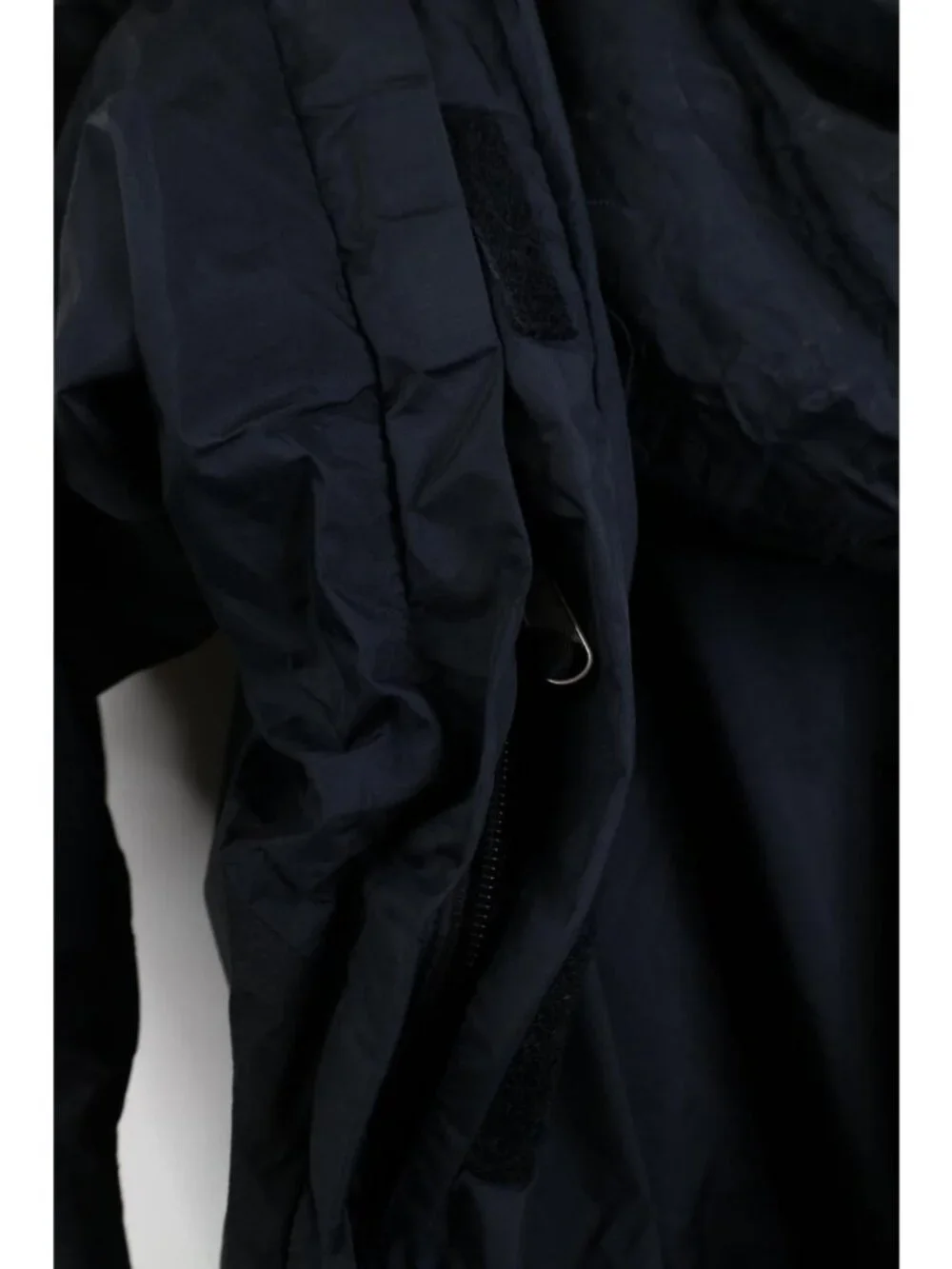 Vtg 90s The North Face Mens Medium Goretex Waterproof Hooded Rain Jacket Black